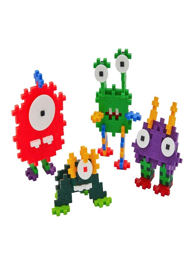 Plus-Plus PLUS PLUS Critter Fun Pack, 3D Puzzle Building Block Set, 160 Mini Interlocking Pieces, Fun Holiday Activities for Kids - Original - Image 1